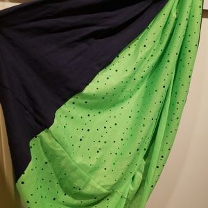 Green and Blue Infinity Scarf